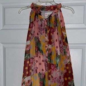 Vivian chiffon halter dress; brand new, never worn. Flirty & flattering!